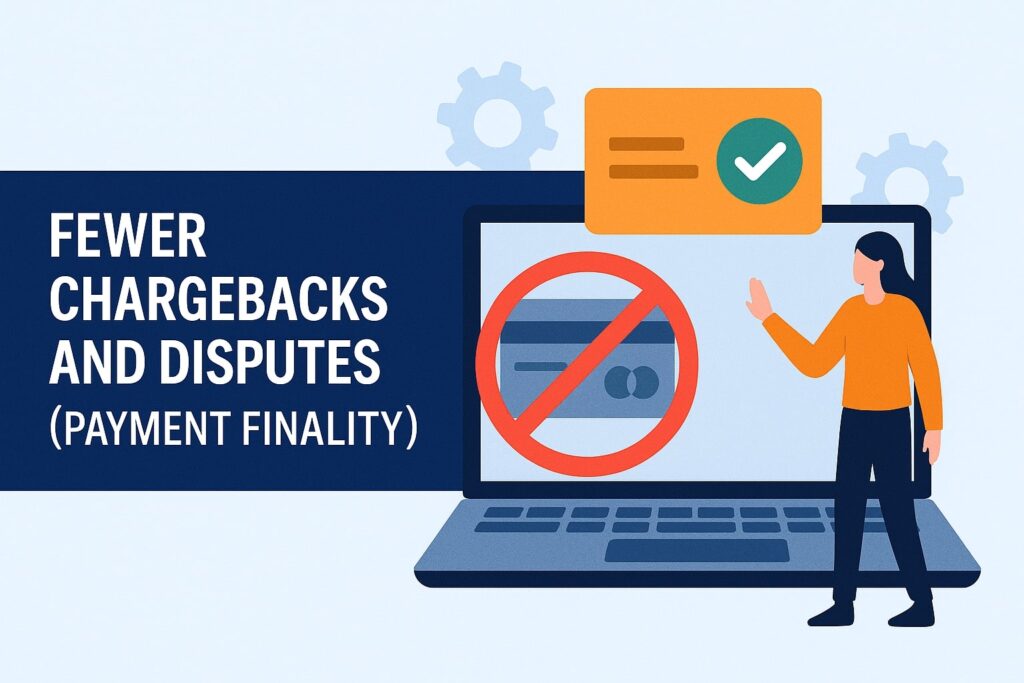 Fewer Chargebacks and Disputes