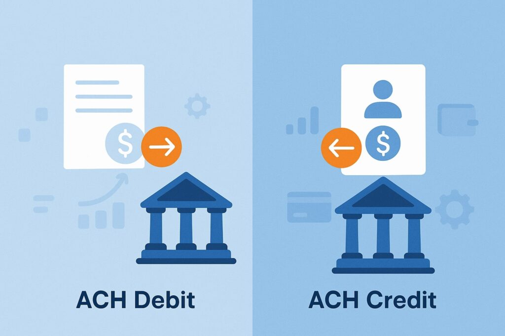 ACH Debit vs. ACH Credit