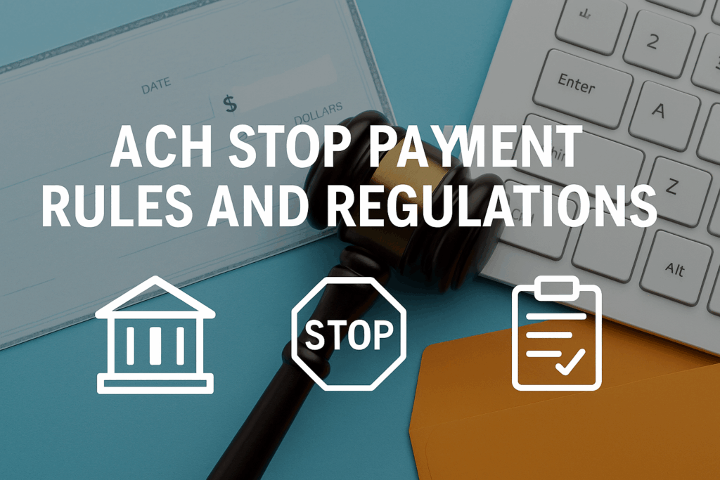 ACH Stop Payment Rules and Regulations (U.S.)