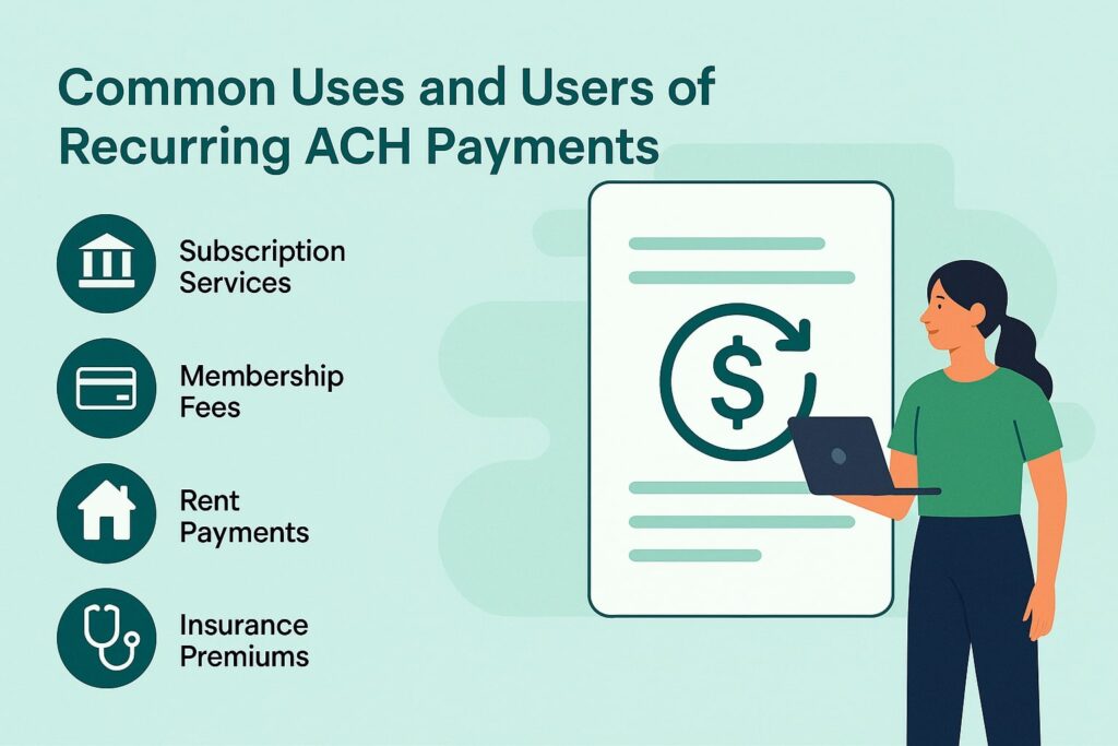 Common Uses and Users of Recurring ACH Payments