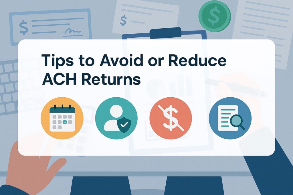 Tips to Avoid or Reduce ACH Returns