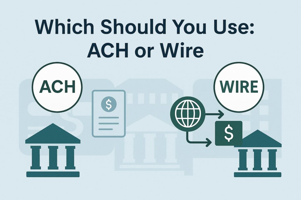 Which Should You Use: ACH or Wire?