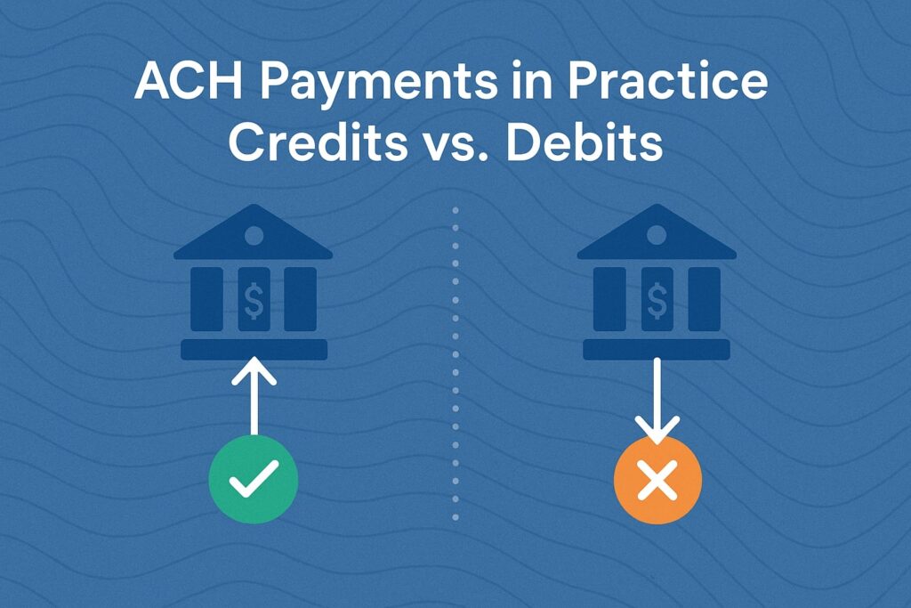 ACH payments in Practice: Credits vs. Debits