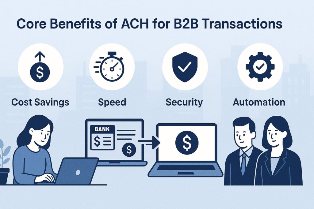 Core Benefits of ACH for B2B Transactions