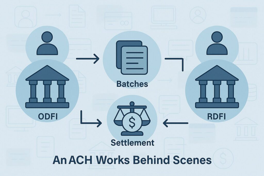 How ACH Works Behind the Scenes (ODFI, RDFI, Batches, and Settlement)