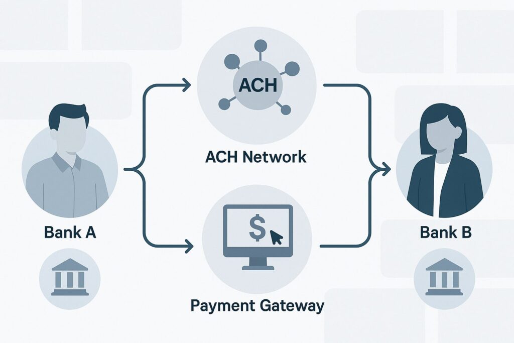 Key Participants in the ACH Payment Gateway Flow