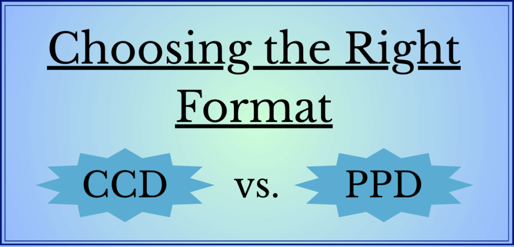 CCD vs. PPD