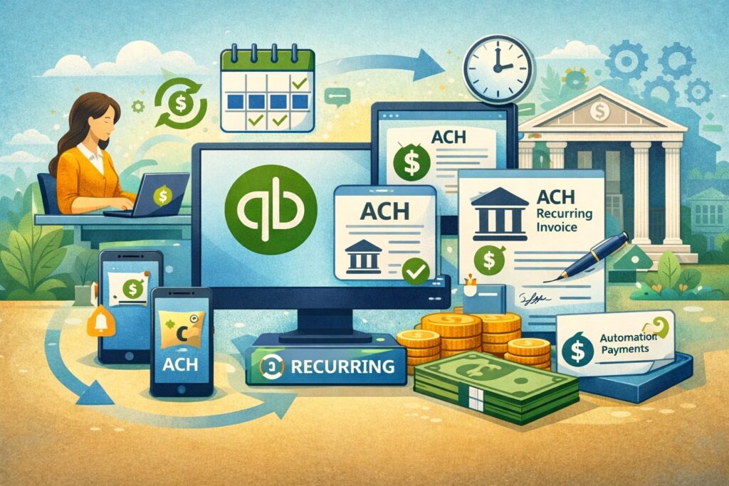 How to Set Up Recurring ACH Payments in QuickBooks