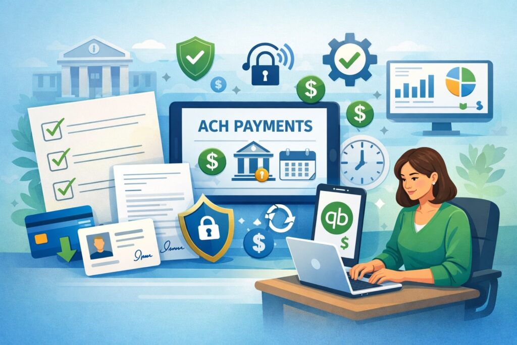 Requirements Checklist for Recurring ACH Payments in QuickBooks