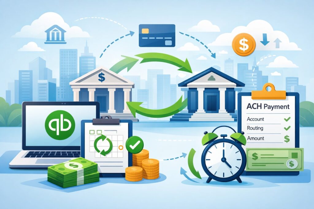 What “Recurring ACH Payments in QuickBooks” Really Means