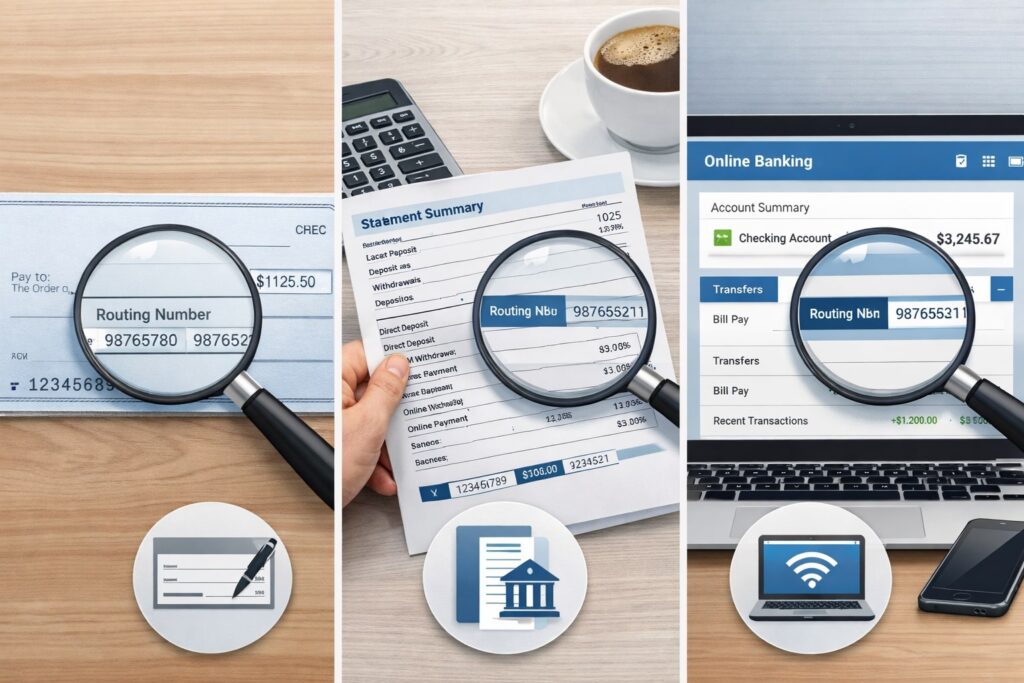 Where to Find ACH Routing Numbers on Checks, Bank Statements, and Online Banking