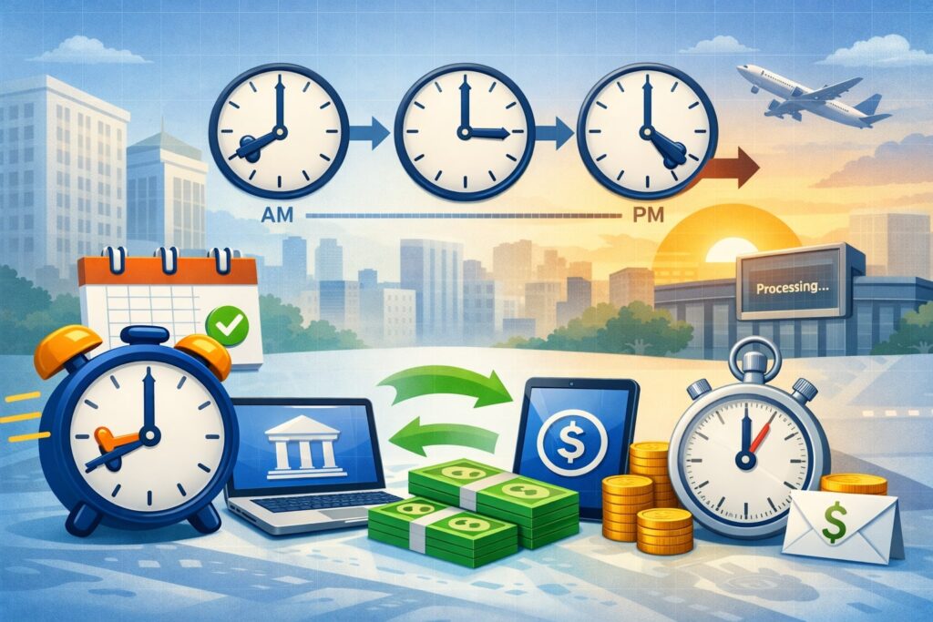 Same Day ACH transaction timing and cutoff windows (how it can be same-day)