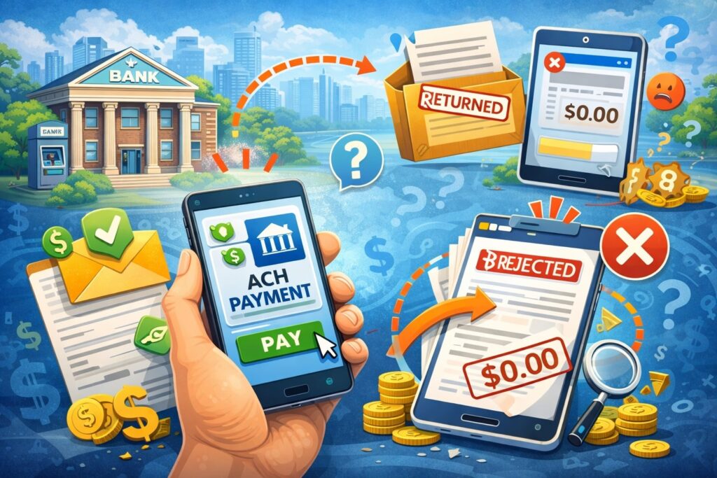 What Does Return Mobile ACH Payment Mean?