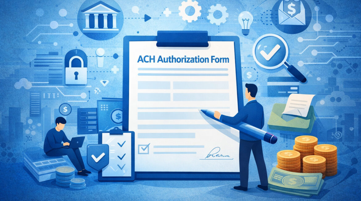 How to Setup an ACH Authorization Form